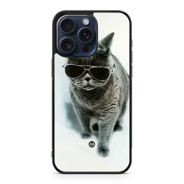 Bjornberry Skal iPhone 15 Pro Max - Katt Glasögon