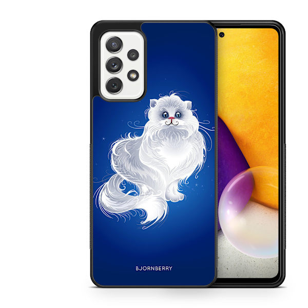 Bjornberry Skal Samsung Galaxy A52/A52s 5G -Vit Katt