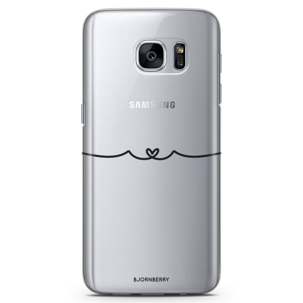 Bjornberry Samsung Galaxy S6 Edge TPU Skal -Heart