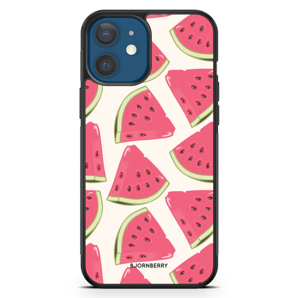 Bjornberry Hårdskal iPhone 12 Mini - Vattenmelon
