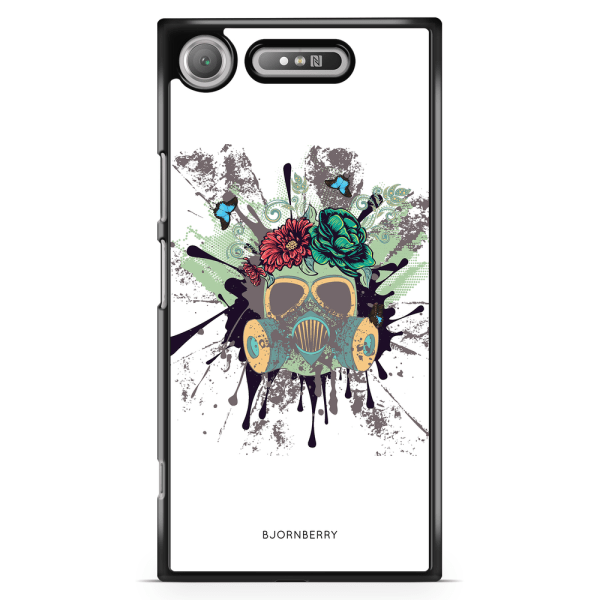 Bjornberry Sony Xperia XZ1 Compact Skal - Gas Mask Blommor