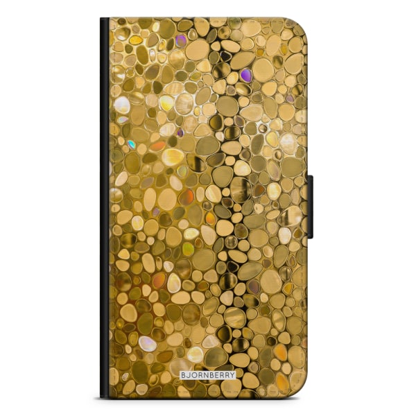 Bjornberry Plånboksfodral iPhone 13 - Stained Glass Guld