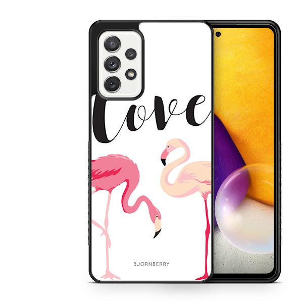 Bjornberry Skal Samsung Galaxy A52/A52s 5G -Love Flamingo