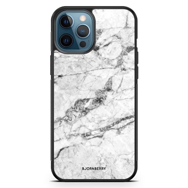 Bjornberry Hårdskal iPhone 12 Pro - Vit Marmor