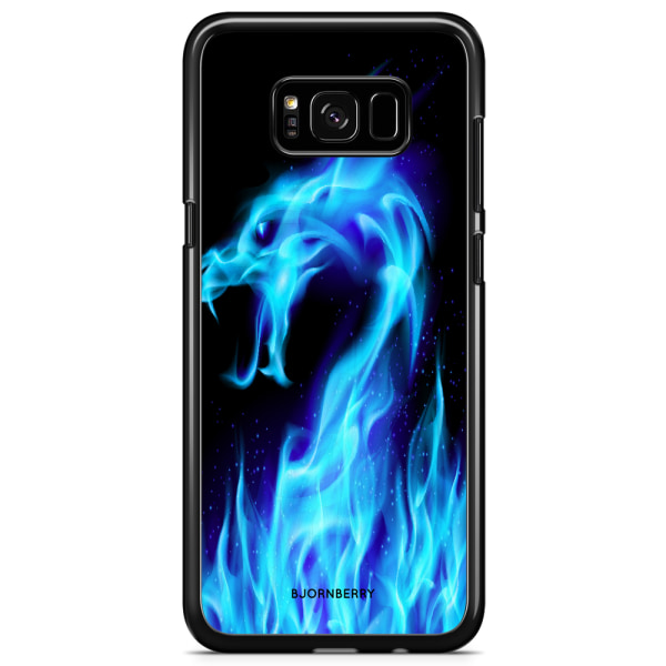 Bjornberry Skal Samsung Galaxy S8 Plus - Blå Flames Dragon