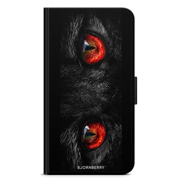 Bjornberry Plånboksfodral Google Pixel 6 - Röda Kattögon
