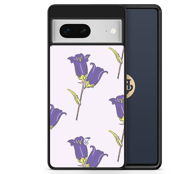 Bjornberry Skal Google Pixel 7 - Vilda Lila Blommor