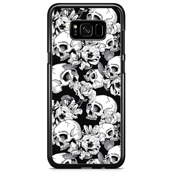 Bjornberry Skal Samsung Galaxy S8 Plus - Dödskallar & Rosor