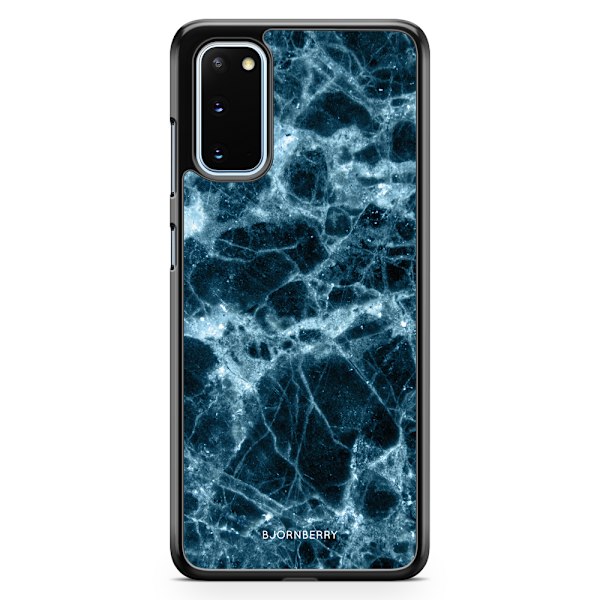 Bjornberry Skal Samsung Galaxy S20 - Blå Marmor