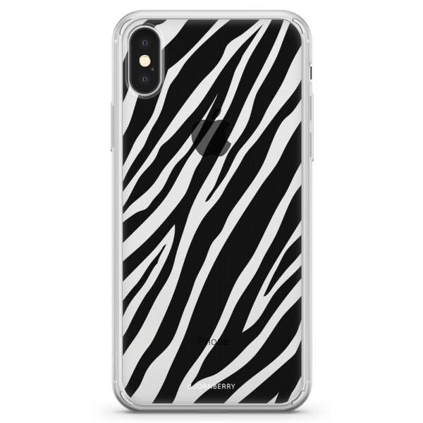 Bjornberry Skal Hybrid iPhone X / XS - Zebra