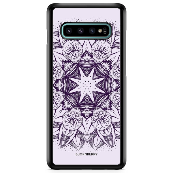 Bjornberry Skal Samsung Galaxy S10 Plus - Lila Mandala