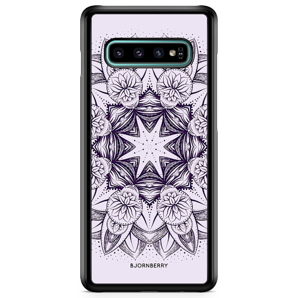 Bjornberry Skal Samsung Galaxy S10 Plus - Lila Mandala