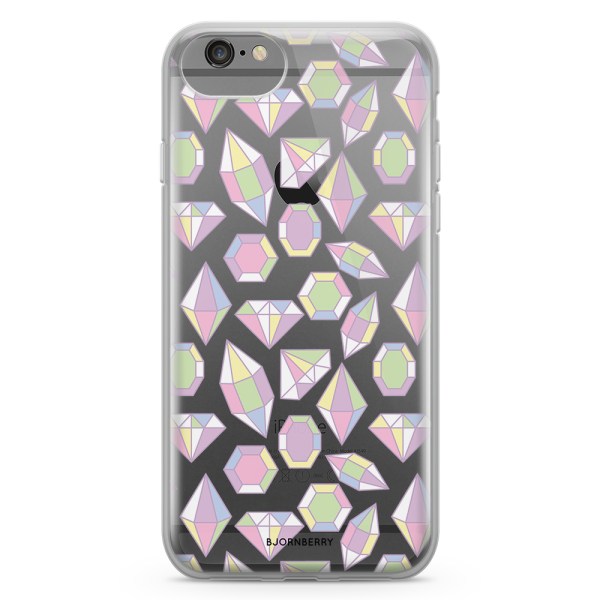 Bjornberry Skal Hybrid iPhone 6/6s - Diamanter