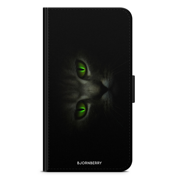 Bjornberry Plånboksfodral OnePlus 7 - Gröna Kattögon