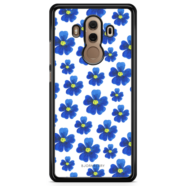 Bjornberry Skal Huawei Mate 10 Pro - Blå Blommor