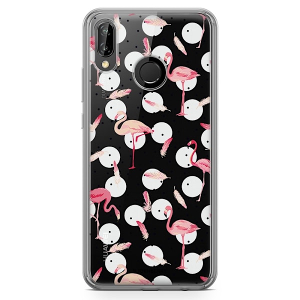 Bjornberry Hybrid Skal Huawei P20 Lite - Flamingos