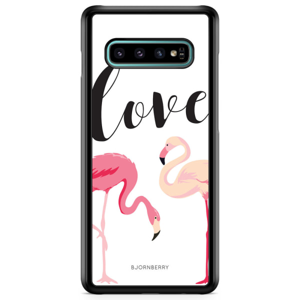 Bjornberry Skal Samsung Galaxy S10 - Love Flamingo