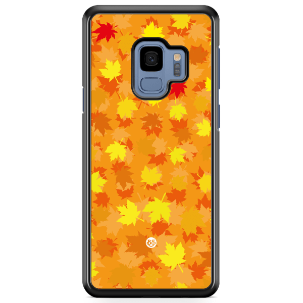 Bjornberry Skal Samsung Galaxy A8 (2018) - Orange/Röda Löv