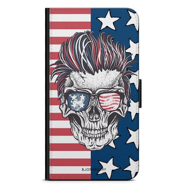 Bjornberry Fodral Samsung Galaxy S9 Plus - USA Dödskalle