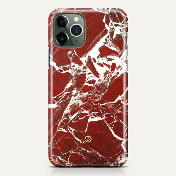 Bjornberry iPhone 11 Pro Max Premiumskal - Red Marble