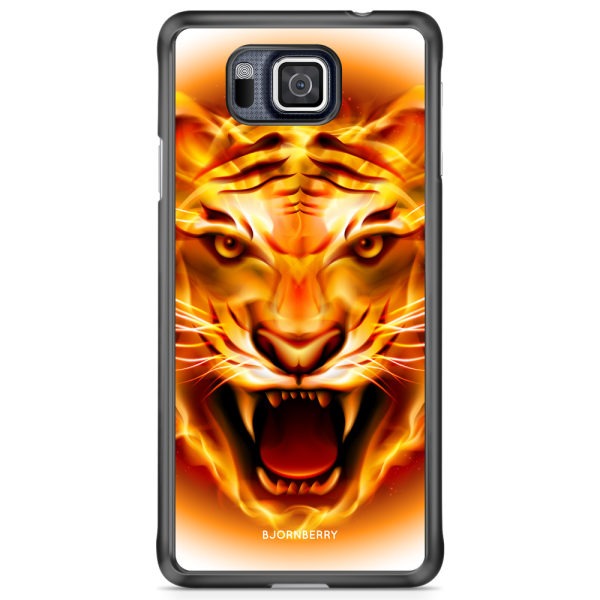 Bjornberry Skal Samsung Galaxy Alpha - Flames Tiger