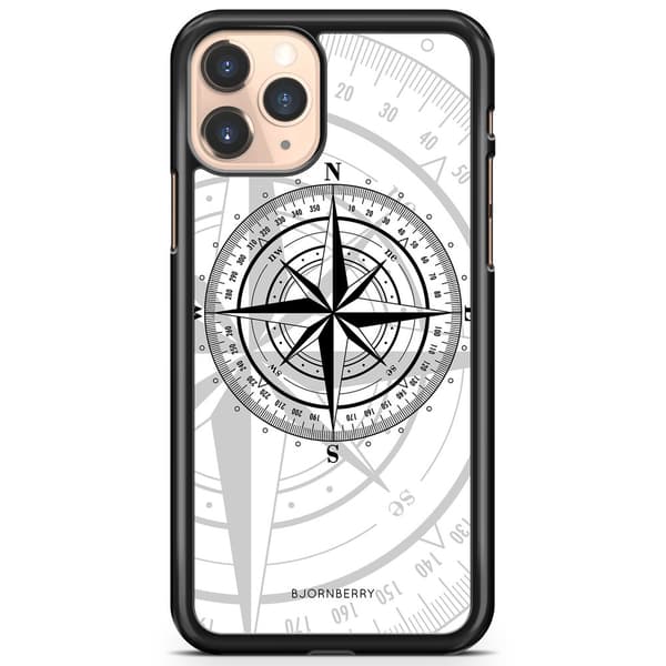 Bjornberry Hårdskal iPhone 11 Pro - Kompass Vit