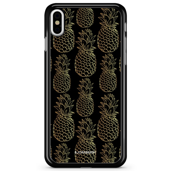 Bjornberry Skal iPhone X / XS - Guldiga Ananas