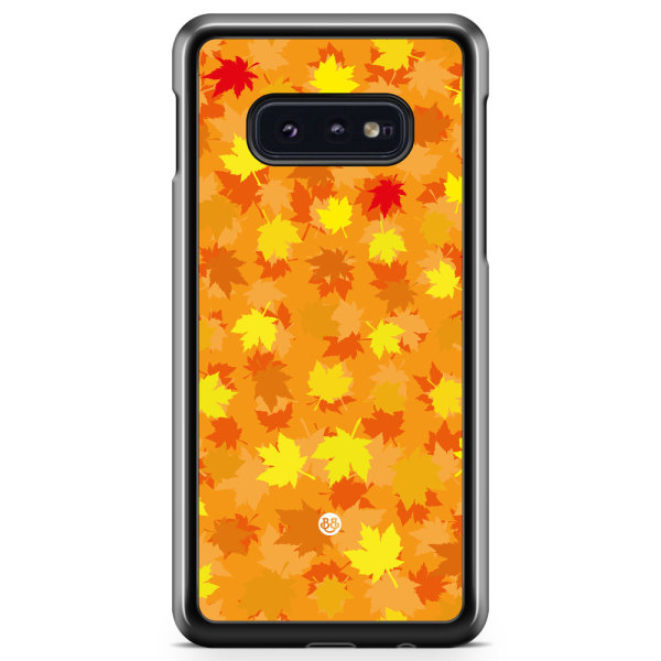 Bjornberry Skal Samsung Galaxy S10e - Orange/Röda Löv