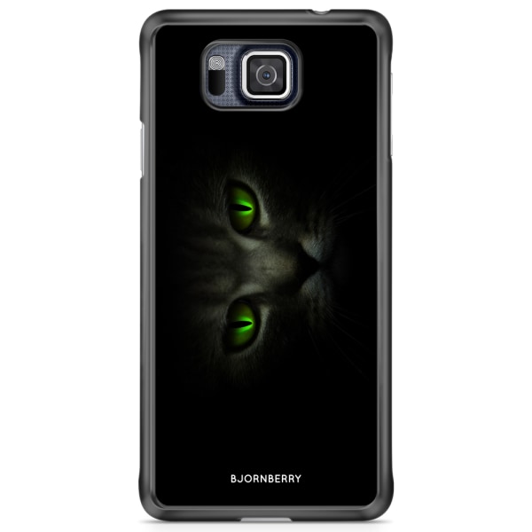 Bjornberry Skal Samsung Galaxy Alpha - Gröna Kattögon