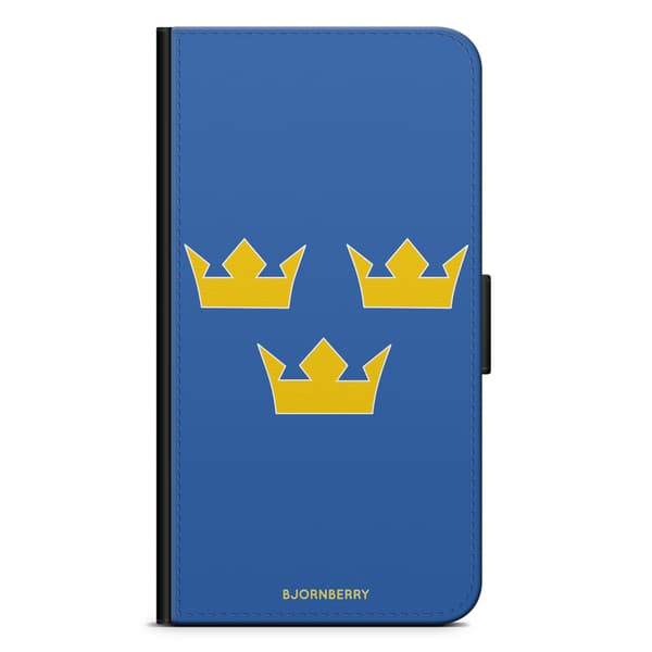 Bjornberry Plånboksfodral iPhone 8 Plus - Tre Kronor