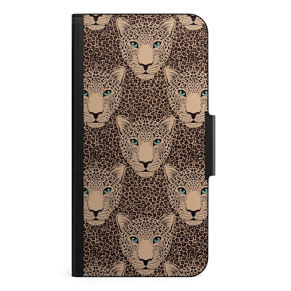 Naive iPhone 13 Mini Plånboksfodral - Leopard