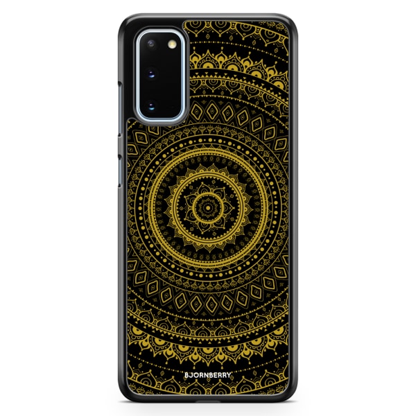 Bjornberry Skal Samsung Galaxy S20 FE - Svart Guld Mandala