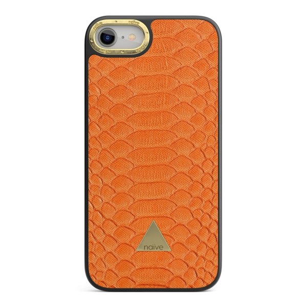 Naive iPhone 7 Skal - Orange Snake