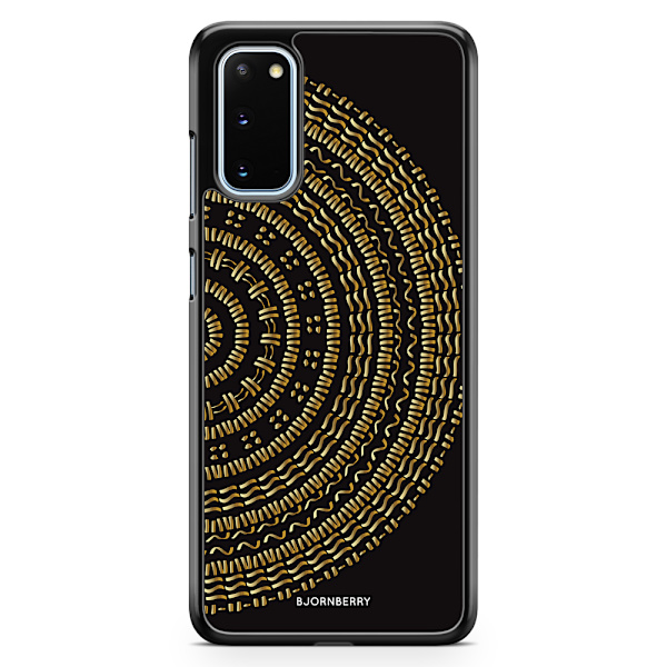 Bjornberry Skal Samsung Galaxy S20 - Mandala Guld/Svart