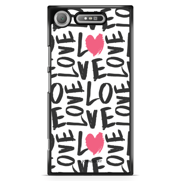 Bjornberry Sony Xperia XZ1 Skal - Love Love Love