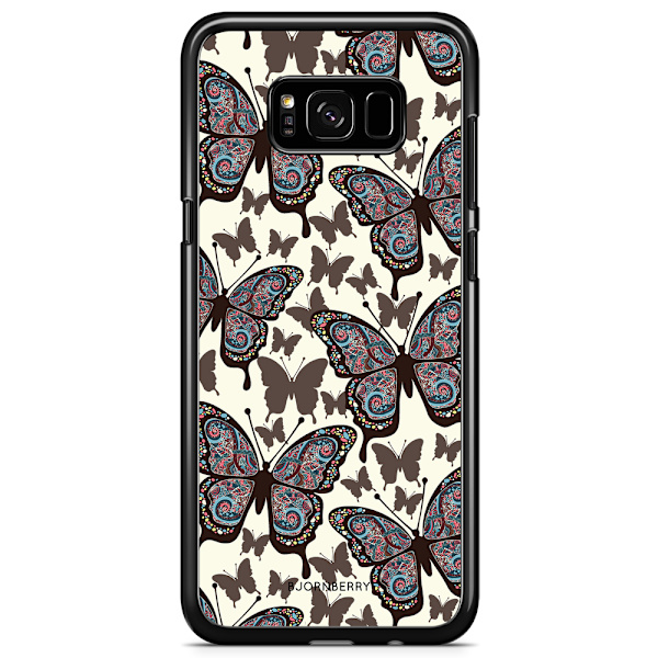 Bjornberry Skal Samsung Galaxy S8 Plus - Färgglada Fjärilar