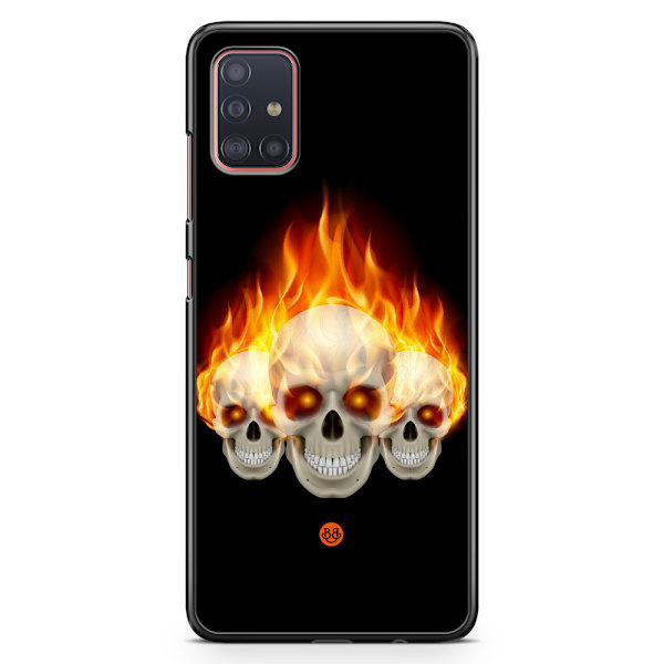 Bjornberry Skal Samsung Galaxy A51 - Flames Dödskallar