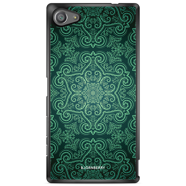 Bjornberry Skal Sony Xperia Z5 Compact - Grön Retromönster