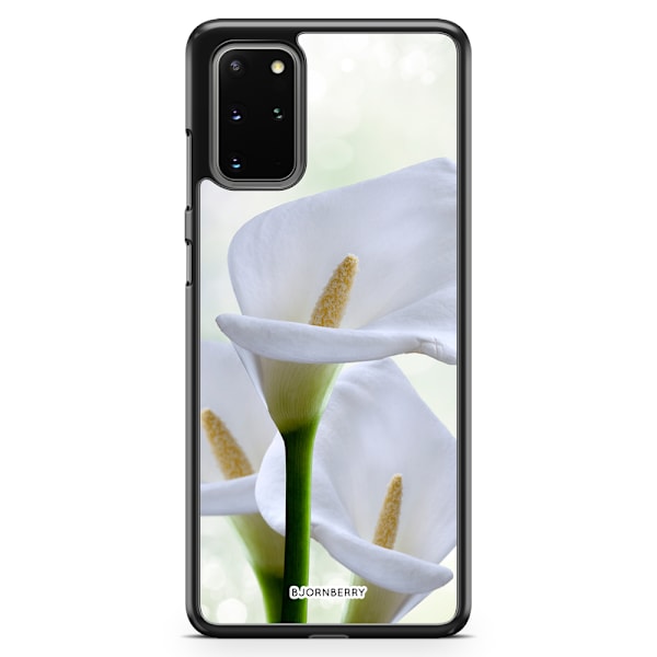 Bjornberry Skal Samsung Galaxy S20 Plus - Vit Blomma