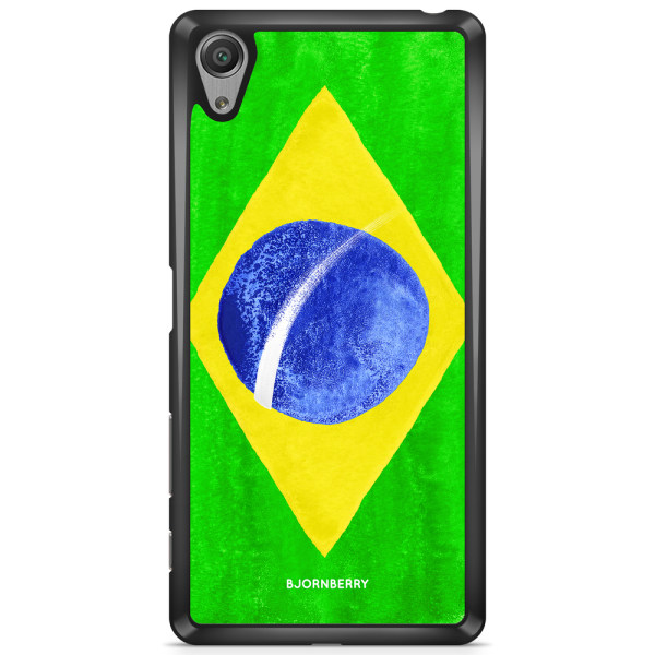 Bjornberry Skal Sony Xperia X - Brasiliens Flagga