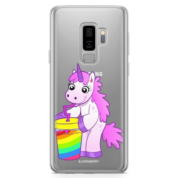 Bjornberry Skal Hybrid Samsung Galaxy S9+ - Drickande Enhörning
