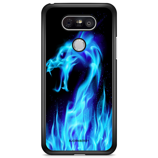 Bjornberry Skal LG G5 - Blå Flames Dragon