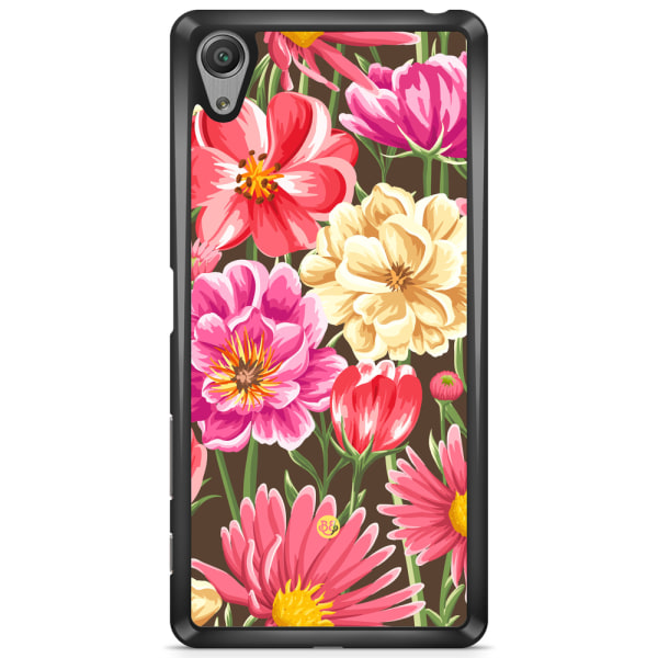 Bjornberry Skal Sony Xperia L1 - Sömlösa Blommor