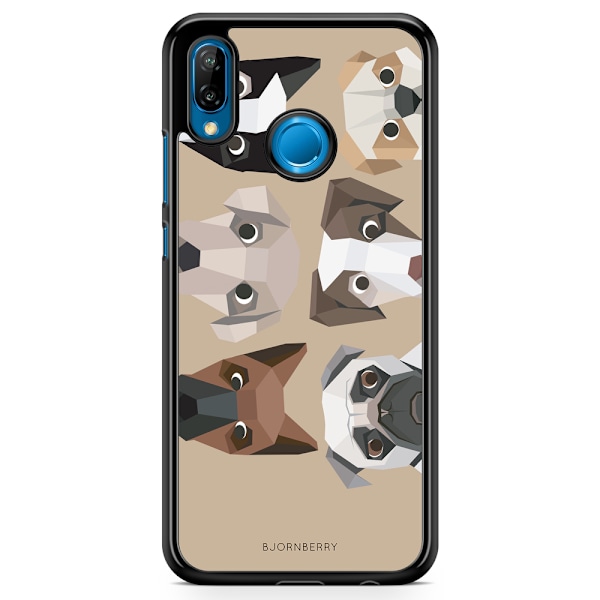 Bjornberry Skal Huawei P20 Lite - Söta Hundar
