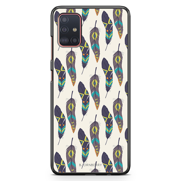 Bjornberry Skal Samsung Galaxy A51 - Hipster Fjädrar