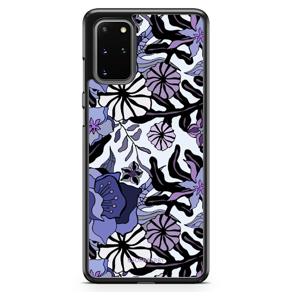 Bjornberry Skal Samsung Galaxy S20 Plus - Lila Blommor