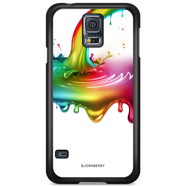 Bjornberry Skal Samsung Galaxy S5/S5 NEO - Regnbågs Splash