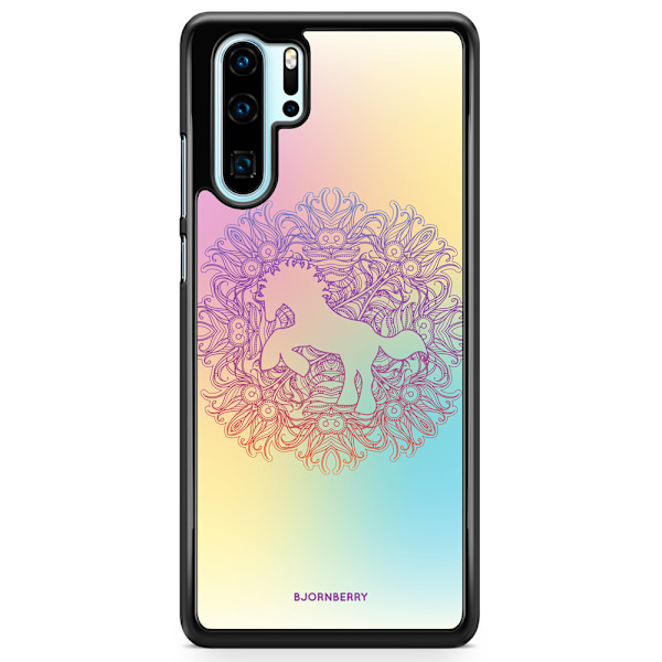 Bjornberry Hårdskal Huawei P30 Pro - Regnbågsenhörning