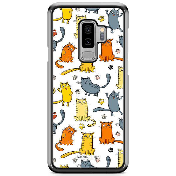 Bjornberry Skal Samsung Galaxy S9 Plus - Kattmönster