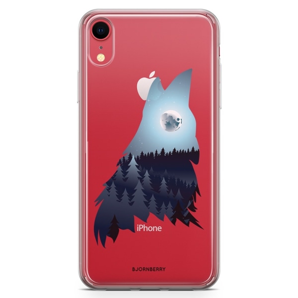 Bjornberry Hybrid Skal iPhone XR  - Forest Wolf